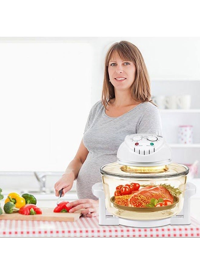 Bukela Healthy Kitchen Turbo Air Fryer, 12L 1300W Oilless Air Fryer Easy Operation - Image 4